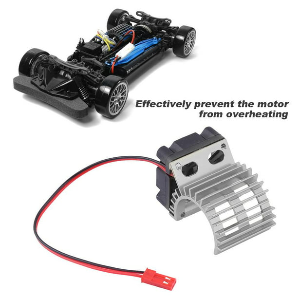 390 Motor RC Motor Radiator with Cooling Fan for 1/10 Electric RC Car 380